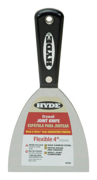 Hyde Black And Silver High Carbon Steel Joint Knife 0.63 In. H X 4 In. W X 8 In. L