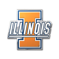 University of Illinois Heavy Duty Aluminum Color Emblem