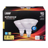 Feit Enhance PAR38 E26 (Medium) LED Bulb Bright White 90 Watt Equivalence 2 pk