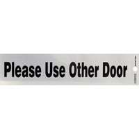 Hillman English Silver Do Not Enter Decal 2 in. H X 8 in. W (Pack of 6)