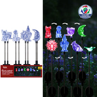 Alpine Solaris Assorted Acrylic 32 in. H Color Changing Outdoor Garden Stake (Pack of 20)