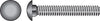 Hillman 3/8 in. X 2 in. L Zinc-Plated Steel Carriage Bolt 100 pk