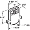 Prime-Line 1 in. D X 1/5 in. L Mill Nylon Roller Assembly 2 pk