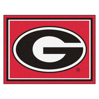 University of Georgia 8ft. x 10 ft. Plush Area Rug