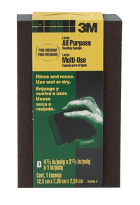 3M 4-7/8 in. L X 2-7/8 in. W X 1 in. Fine/Medium Sanding Sponge