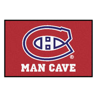 NHL - Montreal Canadiens Man Cave Rug - 19in. x 30in.