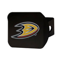 NHL - Anaheim Ducks Black Metal Hitch Cover - 3D Color Emblem