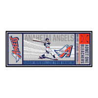 MLB - Los Angeles Angels Retro Collection Ticket Runner Rug - 30in. x 72in. - (1997 Anaheim Angels)