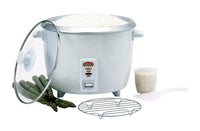 Bene Casa White 1 Nonstick Interior Dishwasher Safe Rice Cooker 20V 700W 20-Cups Capacity