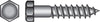 Hillman 5/16 in. X 2 in. L Hex Hot Dipped Galvanized Steel Lag Screw 100 pk