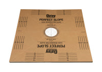 Oatey Perfect Slope Brown Composite Square Shower Base 40 L x 40 W in.