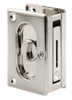 Prime-Line Satin Nickel Solid Brass Pocket Door Privacy Lock 1 pk