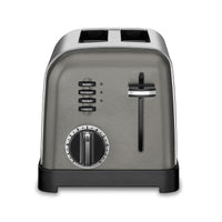 Cuisinart Silver Stainless Steel Polished Chrome 600W 2-Slot Toaster 8.27 H x 8 W x 11.26 D in.