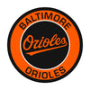 MLB - Baltimore Orioles Script Roundel Rug - 27in. Diameter