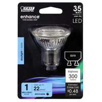 Feit Enhance MR16 GU10 LED Bulb Daylight 35 Watt Equivalence 1 pk