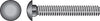 Hillman 1/2 in. X 10 in. L Hot Dipped Galvanized Steel Carriage Bolt 25 pk