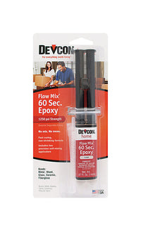 Devcon Home Flow Mix 60 Second High Strength Epoxy 0.47 oz. (Pack of 6)