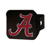 University of Alabama Black Metal Hitch Cover - 3D Color Emblem