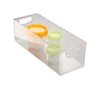 iDesign 0.28 cu ft Clear Storage Bin 6 in. H X 5 in. W X 16 in. D Stackable - Deal of The Week