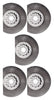 Fein Starlock 3-3/8 in. X 3-3/8 in. L High Speed Steel Segment Saw Blade 5 pk