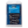 Century Drill & Tool ASSORTED in.   D X ASSORTED in.   L Aluminum Oxide ASSOSRTED Mounted Point Set (Pack of 3).