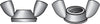 Hillman 1/4 in. Zinc-Plated Steel SAE Wing Nut 100 pk