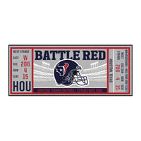 NFL - Houston Texans Ticket Runner Rug - 30in. x 72in.