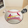 MLB - St. Louis Cardinals Retro Collection Baseball Rug - 27in. Diameter - (1950)