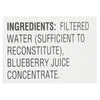 R.W. Knudsen - Juice - Just Blueberry - Case of 6 - 32 fl oz