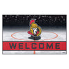 NHL - Ottawa Senators Rubber Door Mat - 18in. x 30in.