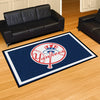 MLB - New York Yankees Bat and Cap 5ft. x 8 ft. Plush Area Rug