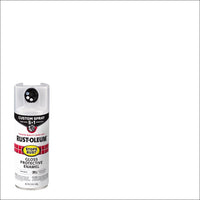 Rust-Oleum Stops Rust Gloss Pure White Enamel Spray Paint 12 oz (Pack of 6)