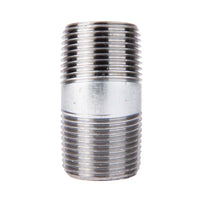 BK Products 1/8 in. MPT x 2 in. L Galvanized Steel Nipple (Pack of 5)