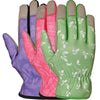 Bellingham Assorted Color Palm-Dipped Style Synthetic Leather Breathable Gardening Gloves Medium