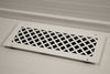 Steelcrest Designer 18 X 6 Wall /Ceiling White Return Vent Cover, With Face Mounting Screw Holes, No Damper