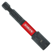 Diablo 1/4 in. X 2-9/16 in. L Black Oxide Magnetic Nut Setter 1 pc