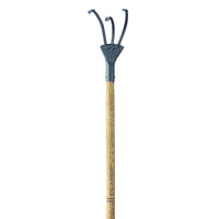 Flexrake 3 Tine Steel Cultivator 48 in. Wood Handle