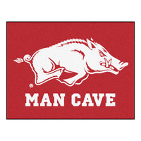 University of Arkansas Man Cave Rug - 34 in. x 42.5 in.