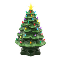 Mr. Christmas LED Green Nostalgic Christmas Tree 14 in.