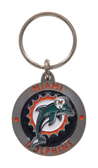 Hillman NFL Metal White Key Chain (Pack of 3)