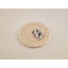 Dico Cotton Variable Speed Cushion Sewn Buffing Wheel 6 x 1 x 1/2 Arbor Hole Dia. in.