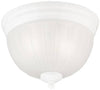 Westinghouse 6.75 in. H X 9.5 in. W X 9.5 in. L White Ceiling Fixture