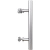 National Hardware Madison Satin Nickel Silver Steel Pull Handle 1 pc