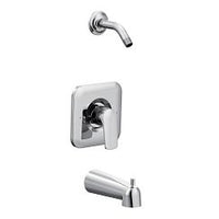 Chrome Posi-Temp(R) tub/shower