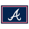 MLB - Atlanta Braves 5ft. x 8 ft. Plush Area Rug