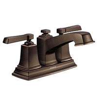 Mediterranean bronze two-handle bathroom faucet