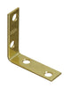 National Hardware 2 in. H X 0.63 in. W X 0.08 in. D Brass-Plated Steel Inside Corner Brace