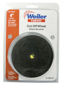 Weiler Vortec 4 in. Dia. x 3/8 in. Aluminum Oxide Cut-Off Wheel 1 pc.