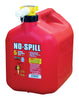 No-Spill Plastic Gas Can 5 gal (Pack of 2)