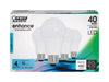 Feit Enhance A19 E26 (Medium) LED Bulb Daylight 40 Watt Equivalence 4 pk